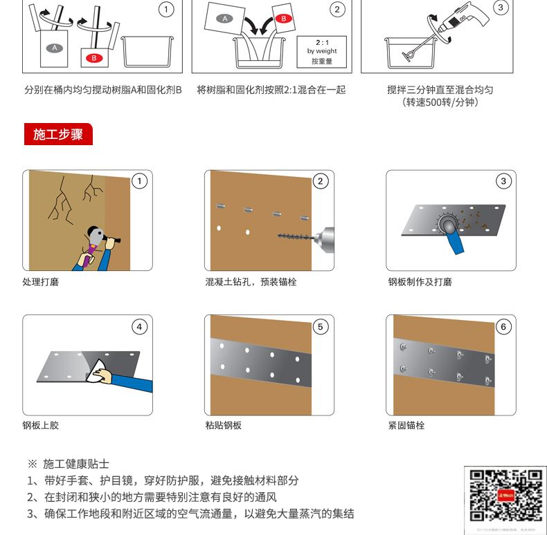 包钢库伦粘钢加固施工过程